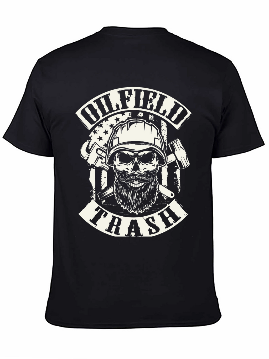 Oilfield Trash Skull T-Shirt - Black Graphic Tee