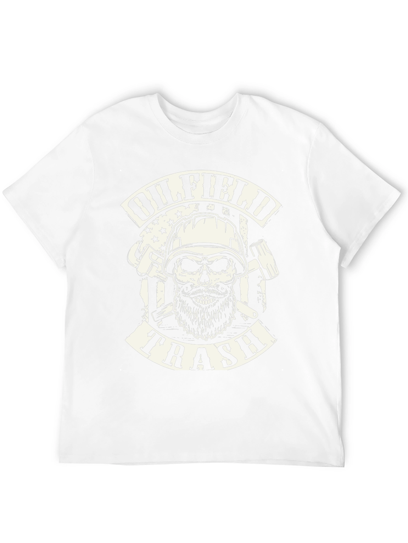 Oilfield Trash Skull T-Shirt - Black Graphic Tee