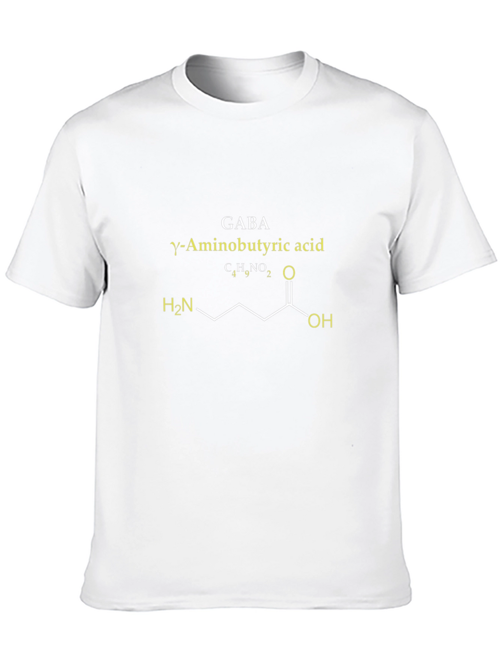 GABA Molecule Graphic T-Shirt - Science & Chemistry