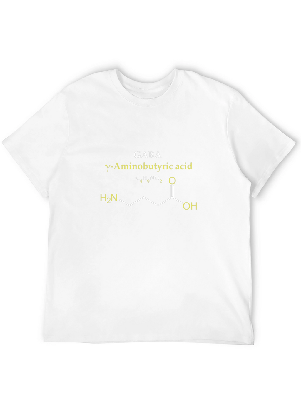 GABA Molecule Graphic T-Shirt - Science & Chemistry