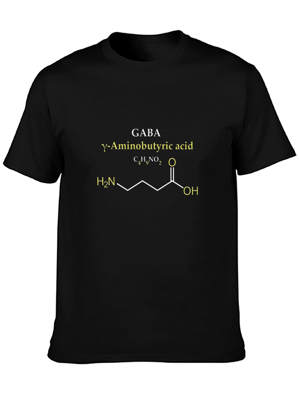 GABA Molecule Graphic T-Shirt - Science & Chemistry