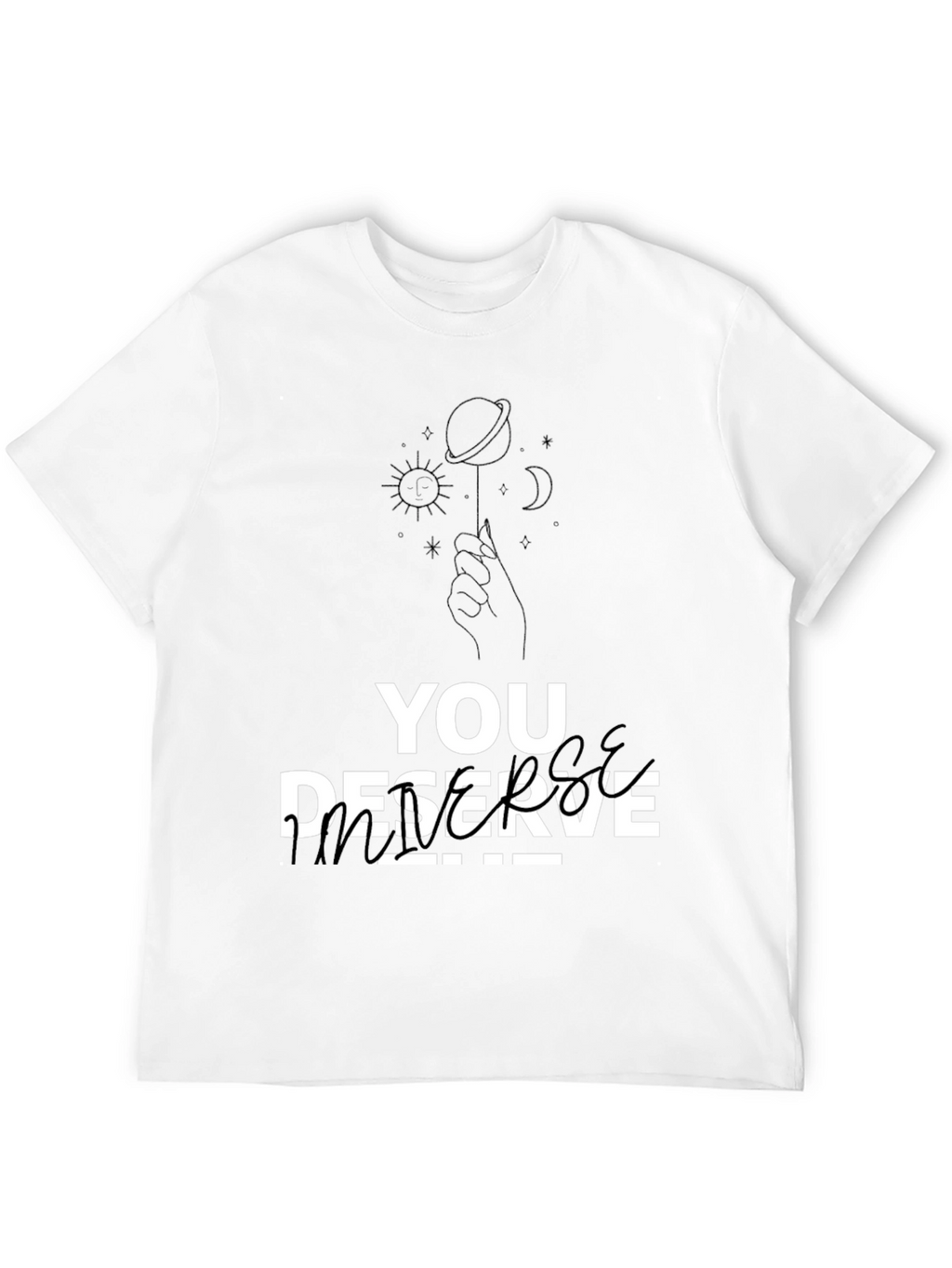 You Deserve Peace T-Shirt - Black Graphic Tee