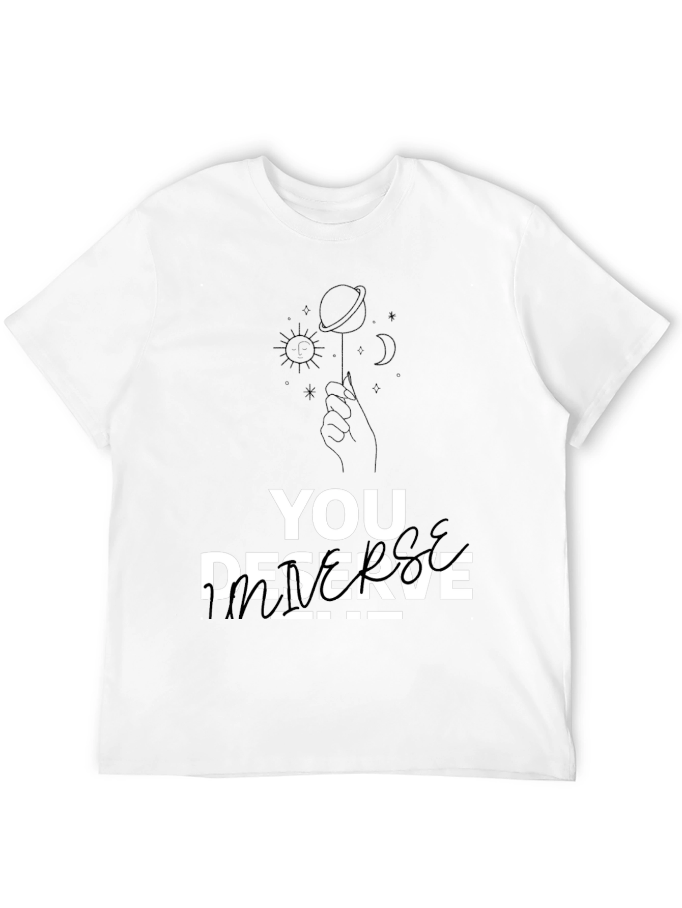 You Deserve Peace T-Shirt - Black Graphic Tee