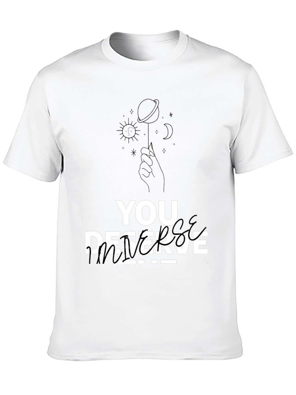 You Deserve Peace T-Shirt - Black Graphic Tee