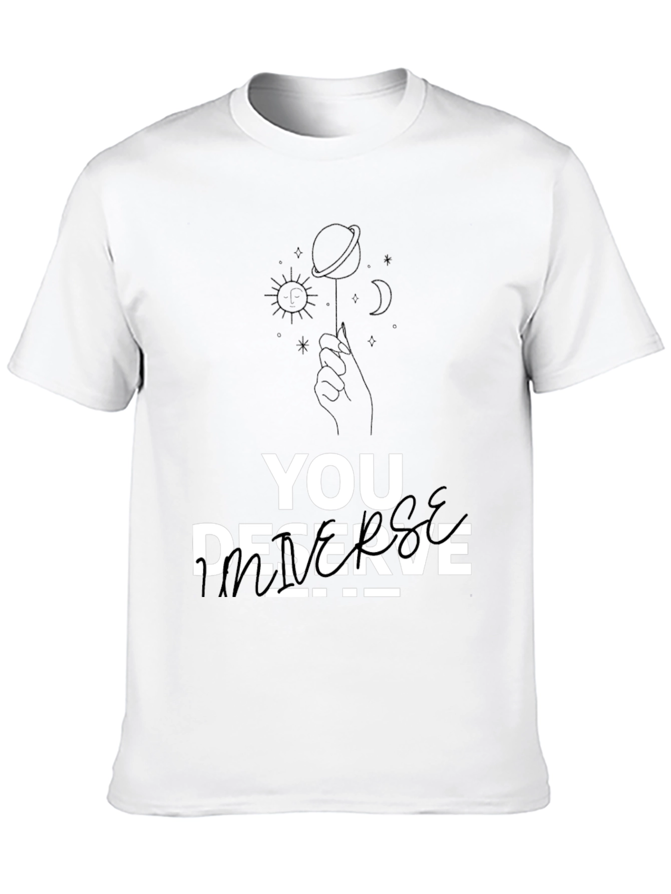 You Deserve Peace T-Shirt - Black Graphic Tee