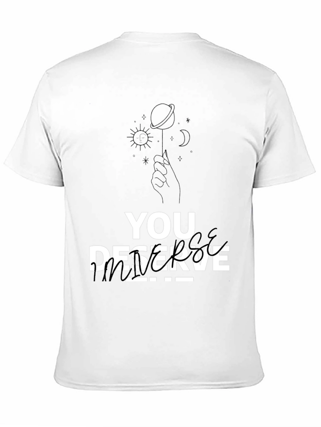 You Deserve Peace T-Shirt - Black Graphic Tee