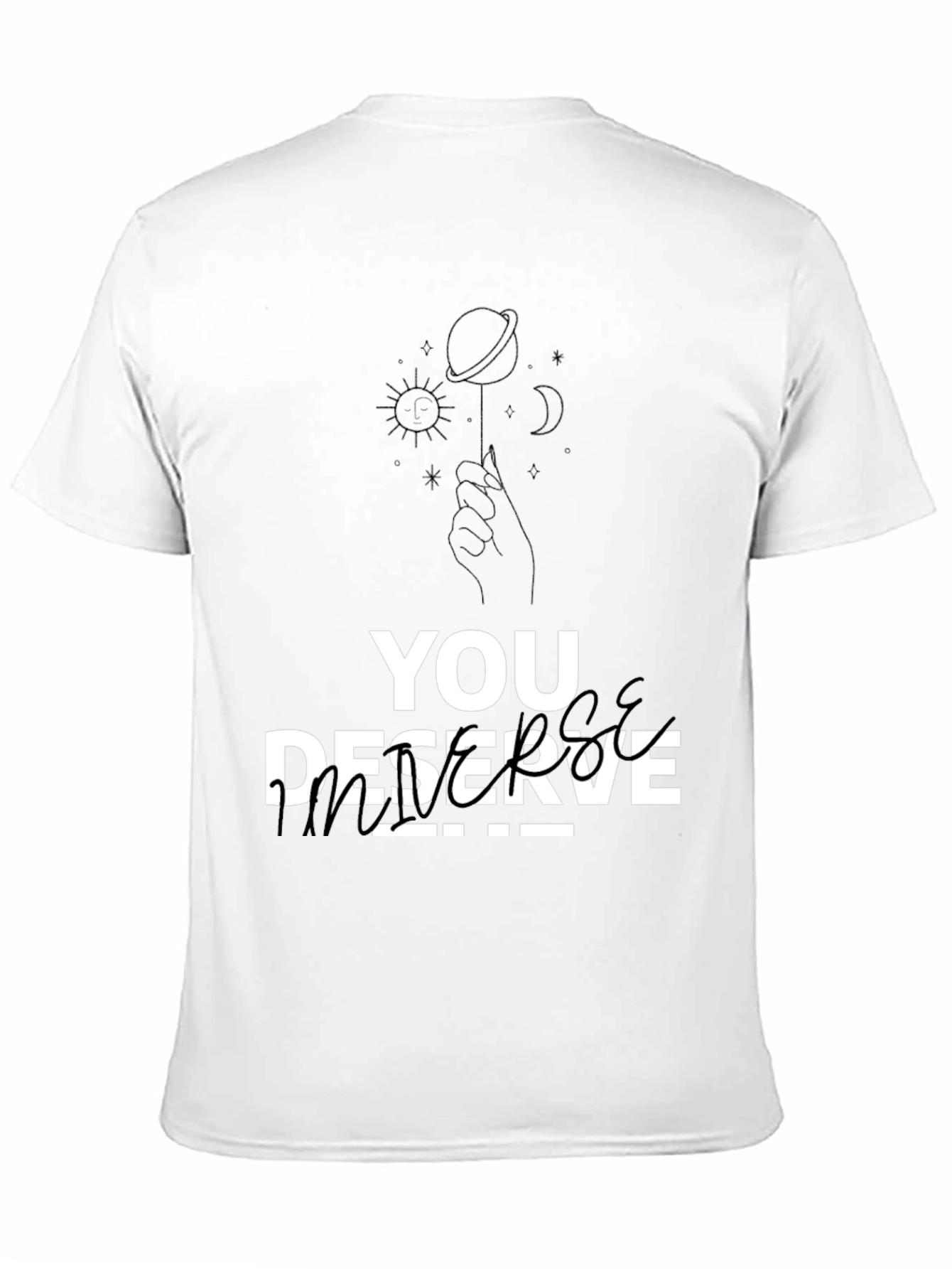 You Deserve Peace T-Shirt - Black Graphic Tee