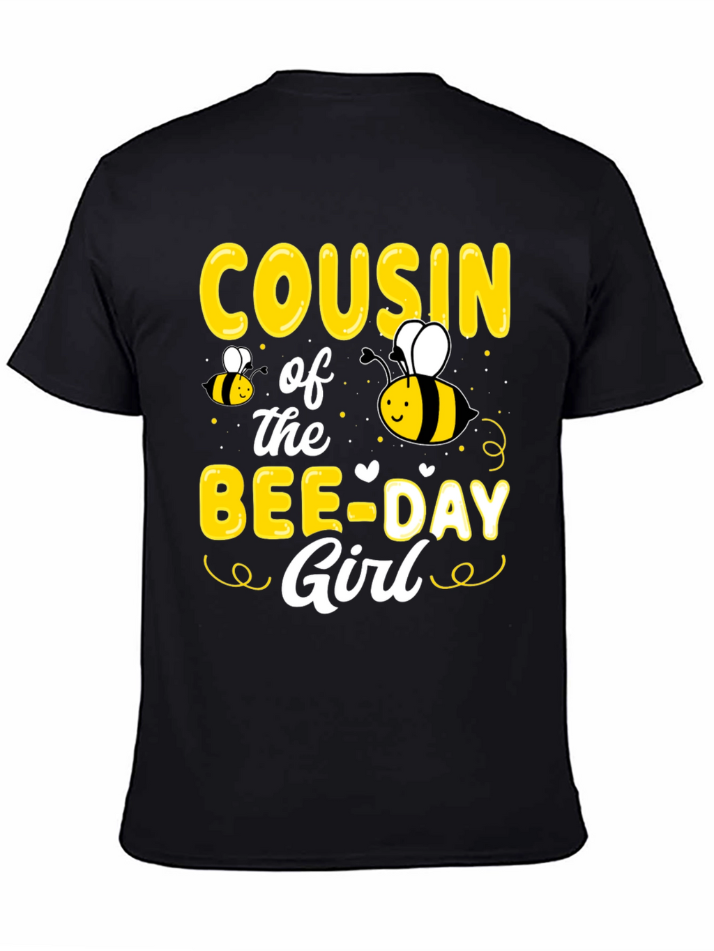 Cousin of the Bee-Day Girl T-Shirt Birthday Tee