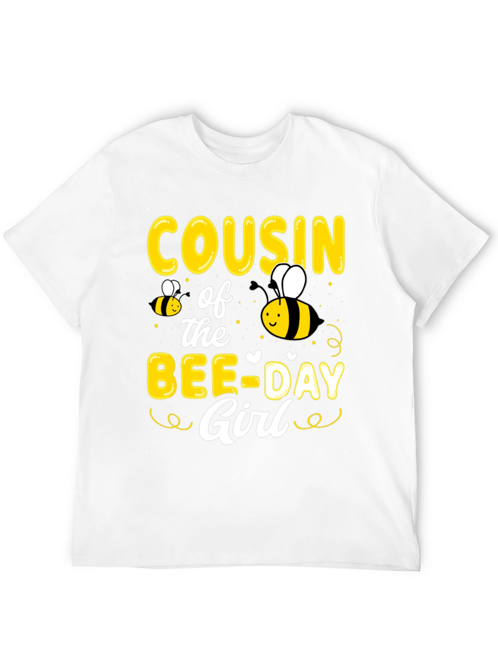 Cousin of the Bee-Day Girl T-Shirt Birthday Tee