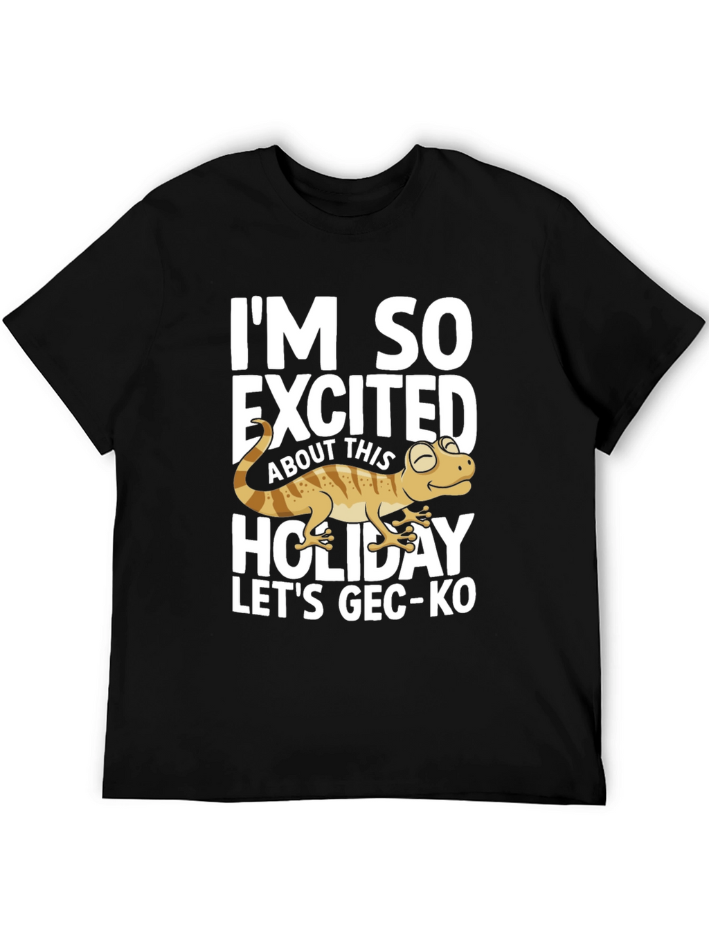 Funny Gecko Holiday T-Shirt