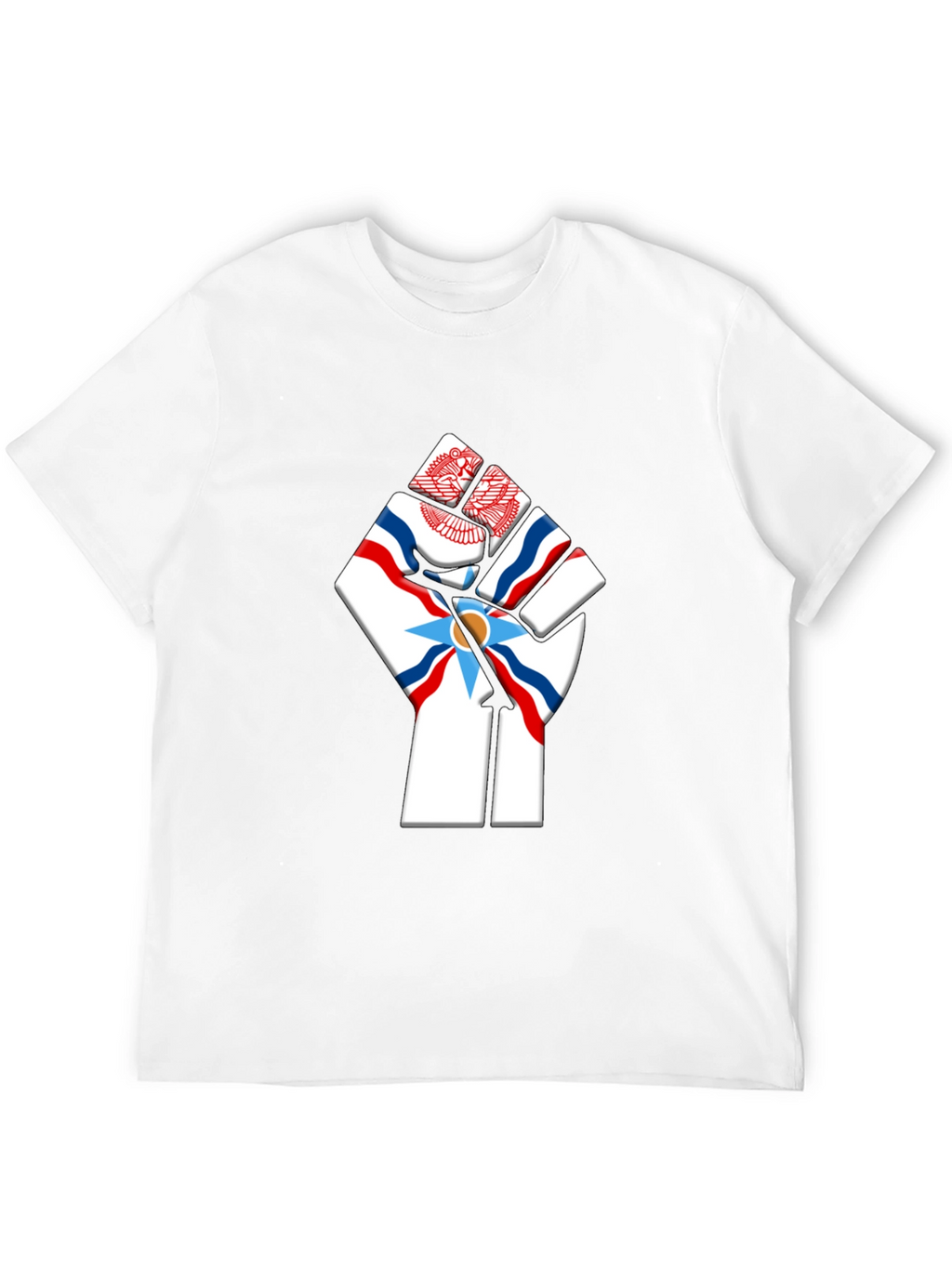 Assyrian Flag Fist T-Shirt