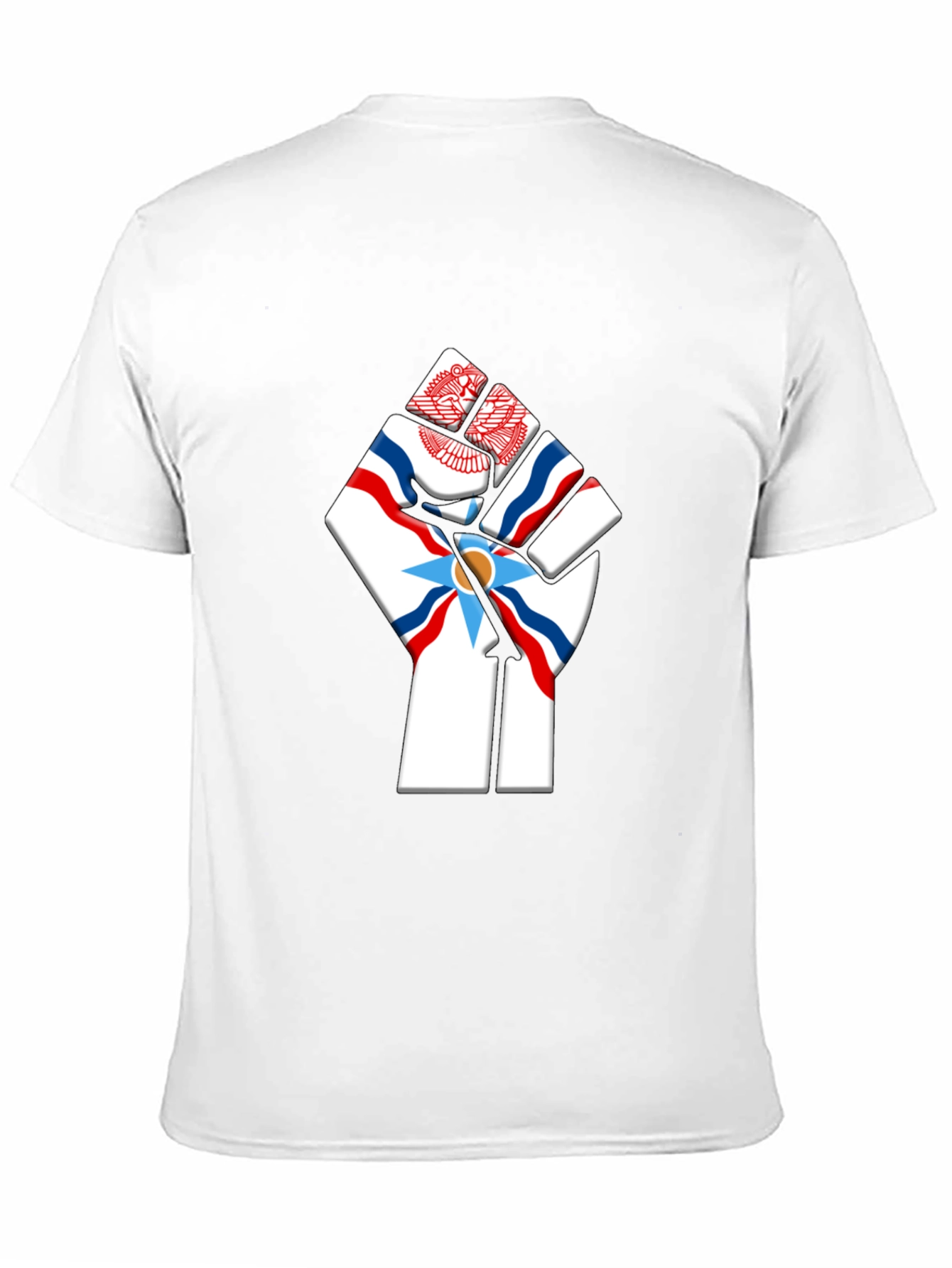 Assyrian Flag Fist T-Shirt