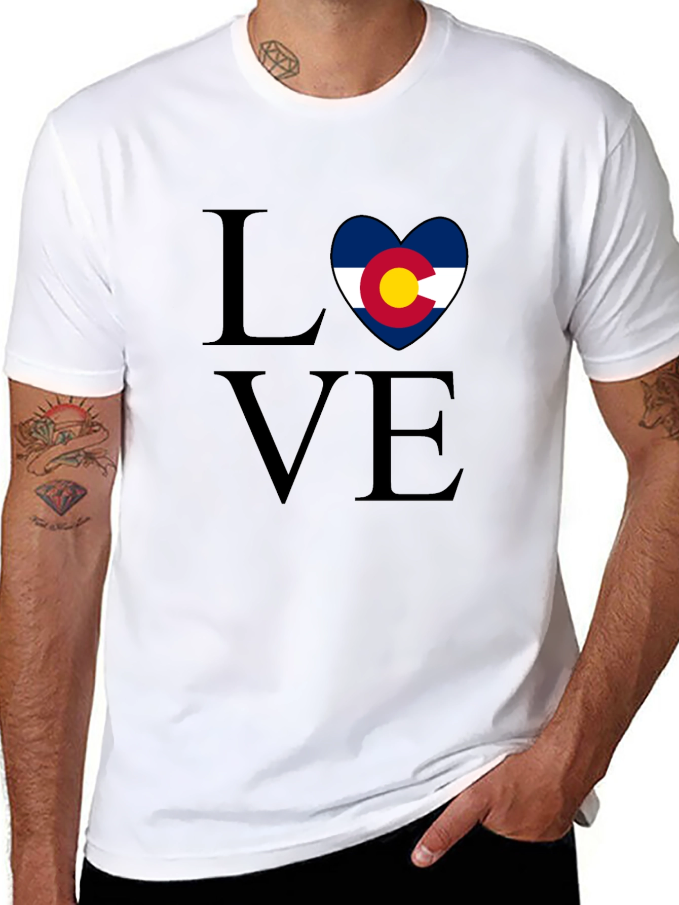 Colorado Love Graphic Tee - State Pride T-Shirt