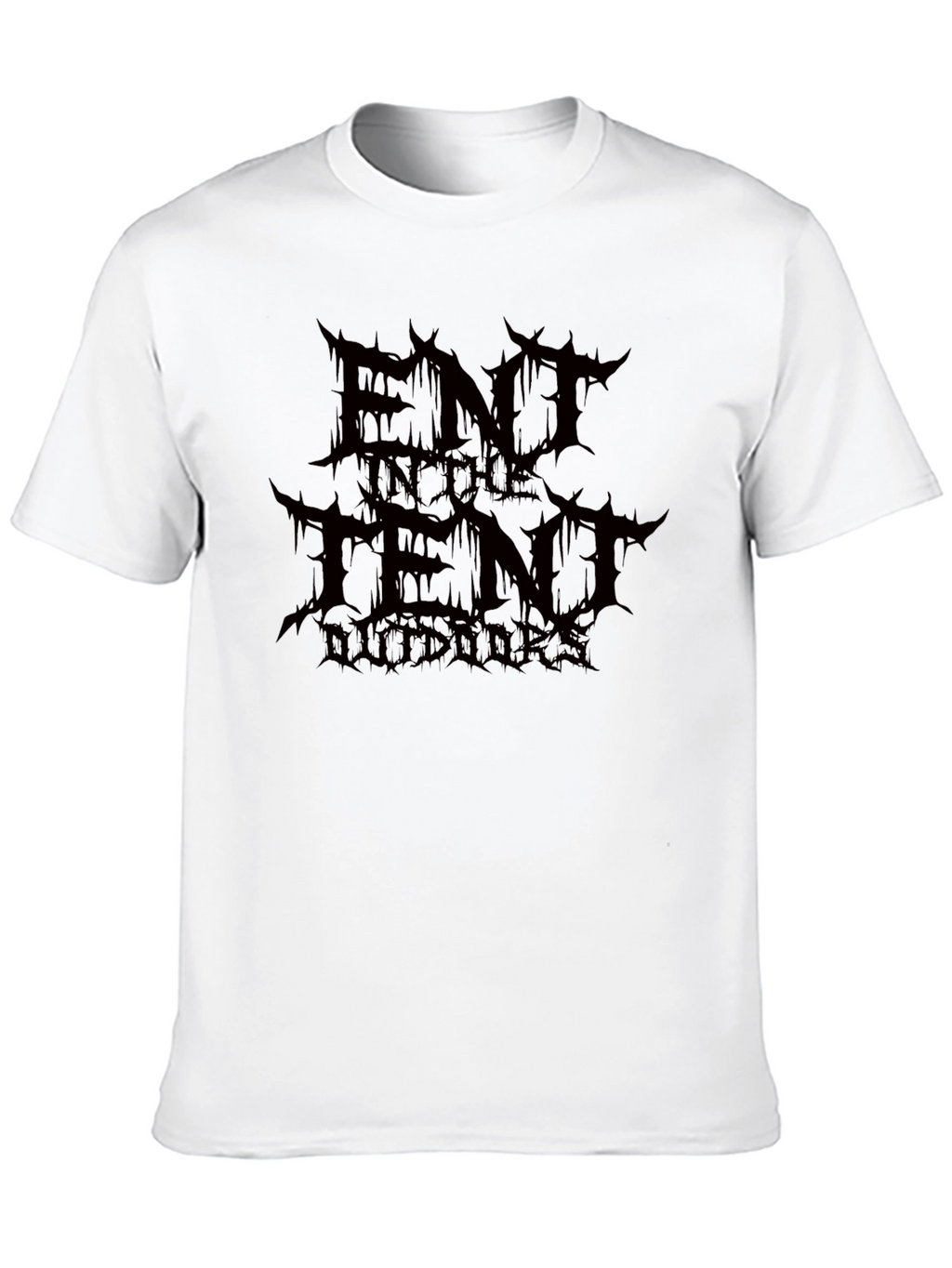 Ent Tent Outdoors Black Graphic T-Shirt