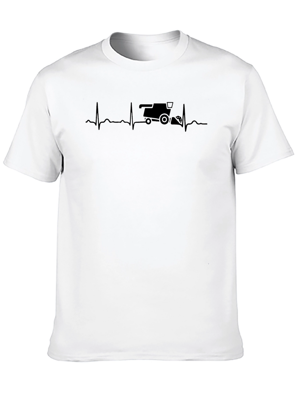 Farmers Heartbeat T-Shirt - Black