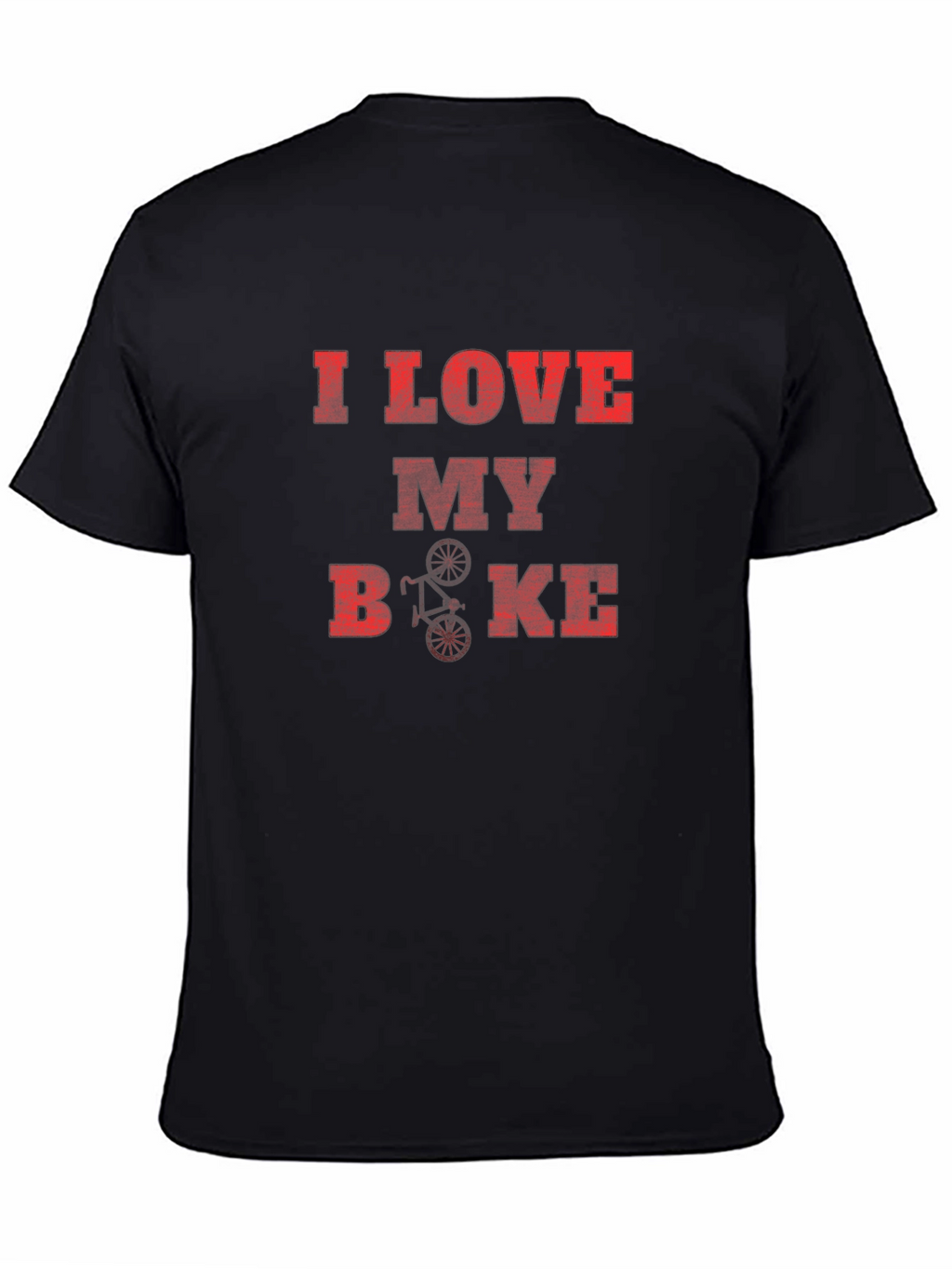 I Love My Bike Graphic T-Shirt - Casual Style