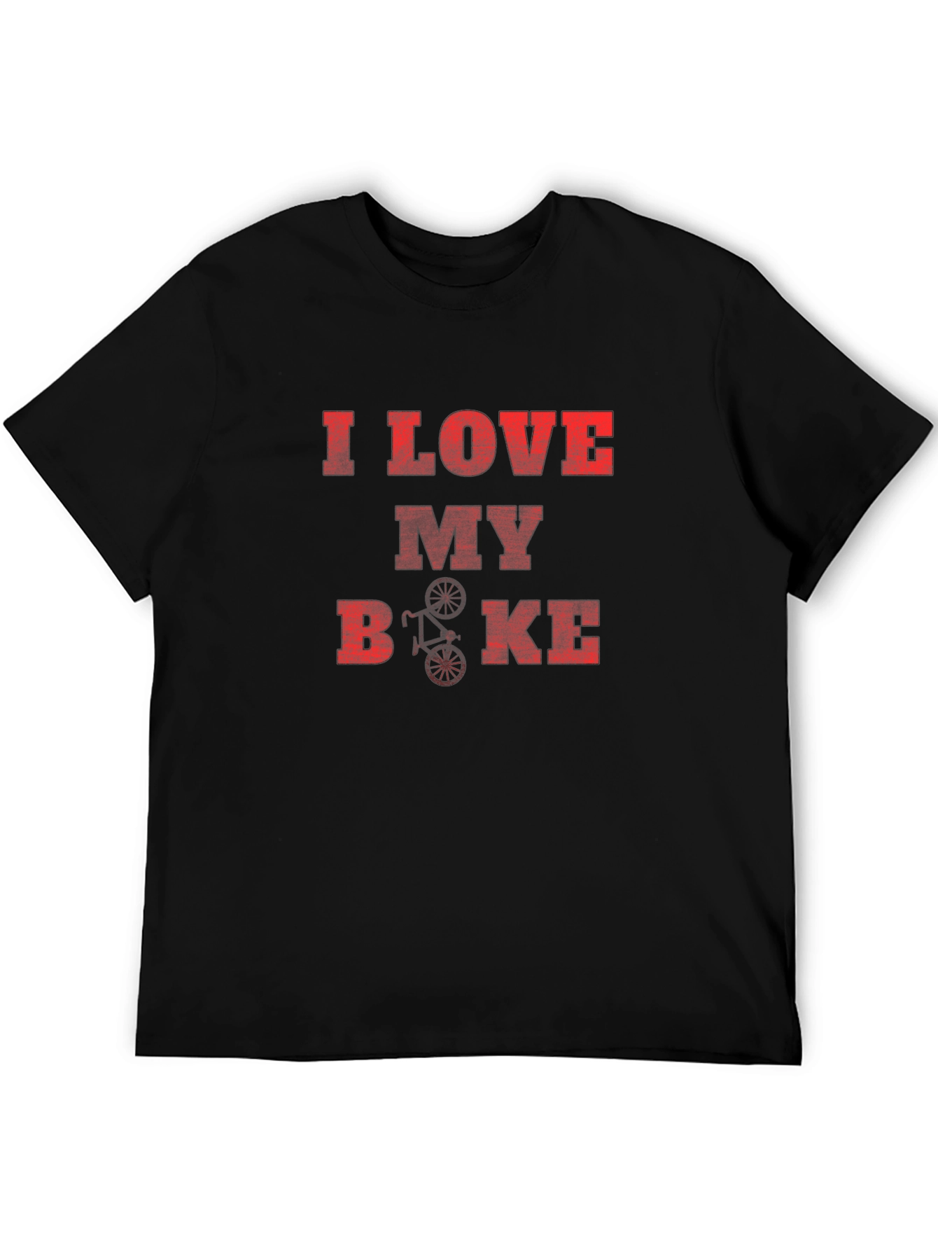 I Love My Bike Graphic T-Shirt - Casual Style