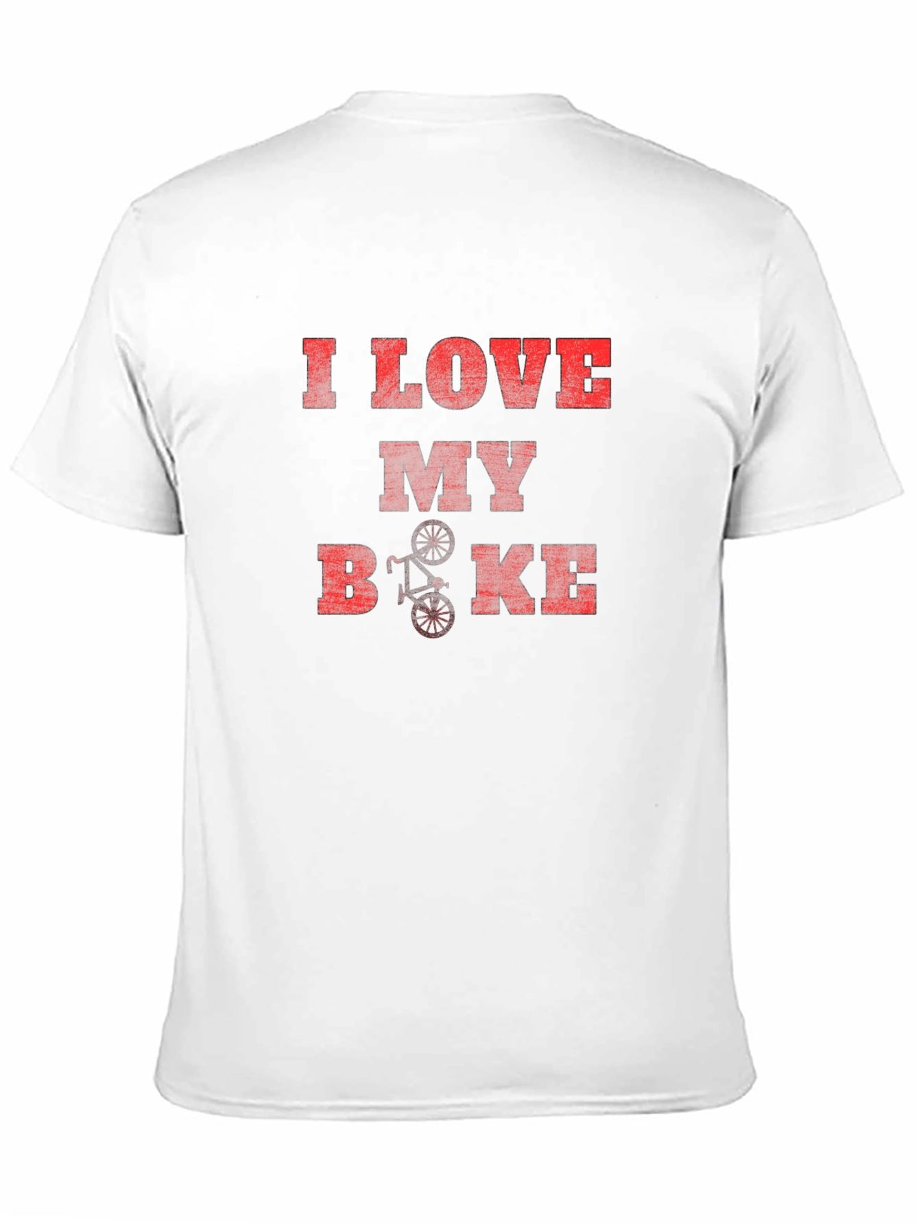I Love My Bike Graphic T-Shirt - Casual Style