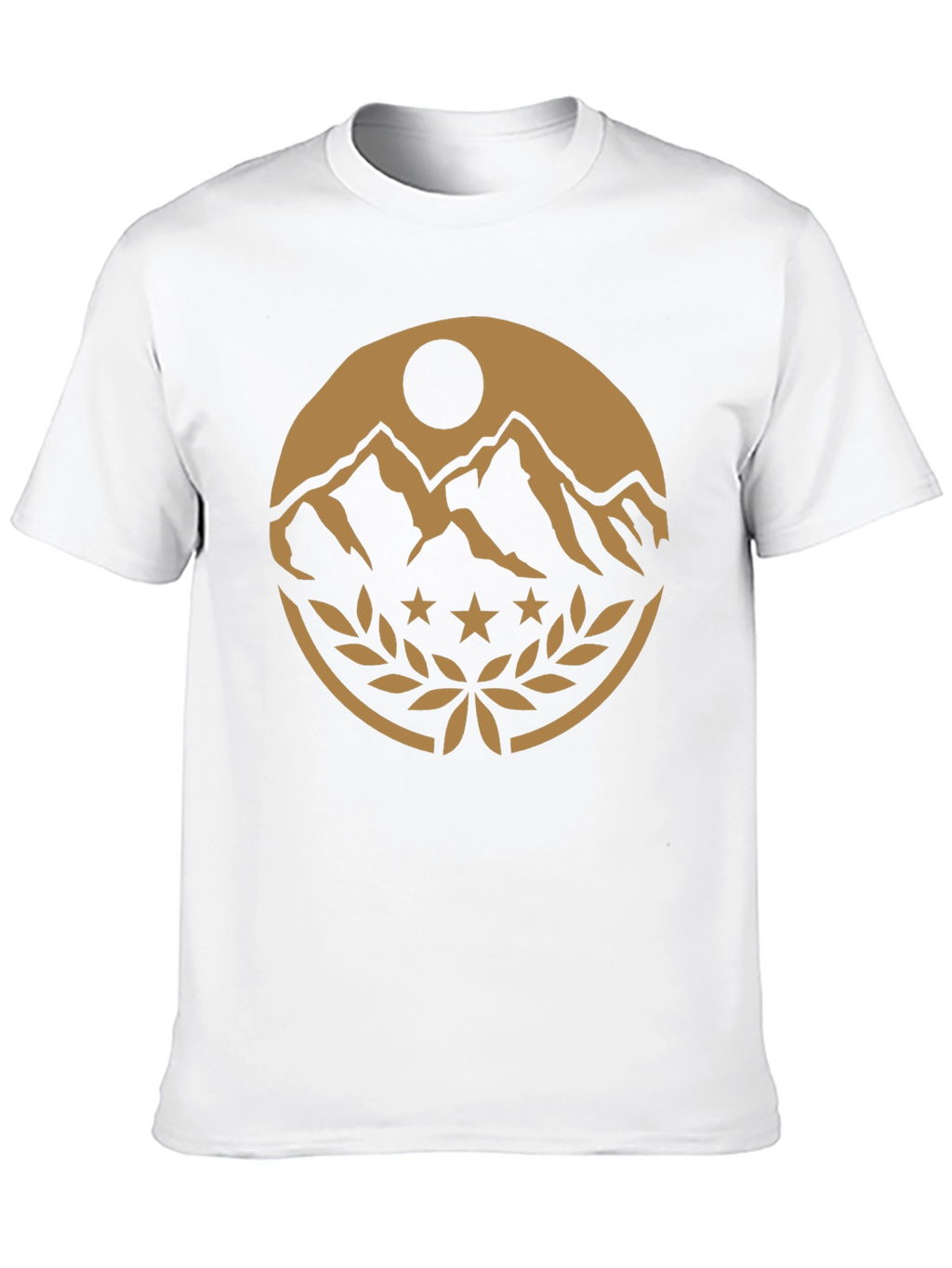 Mountain Peak Emblem Black T-Shirt