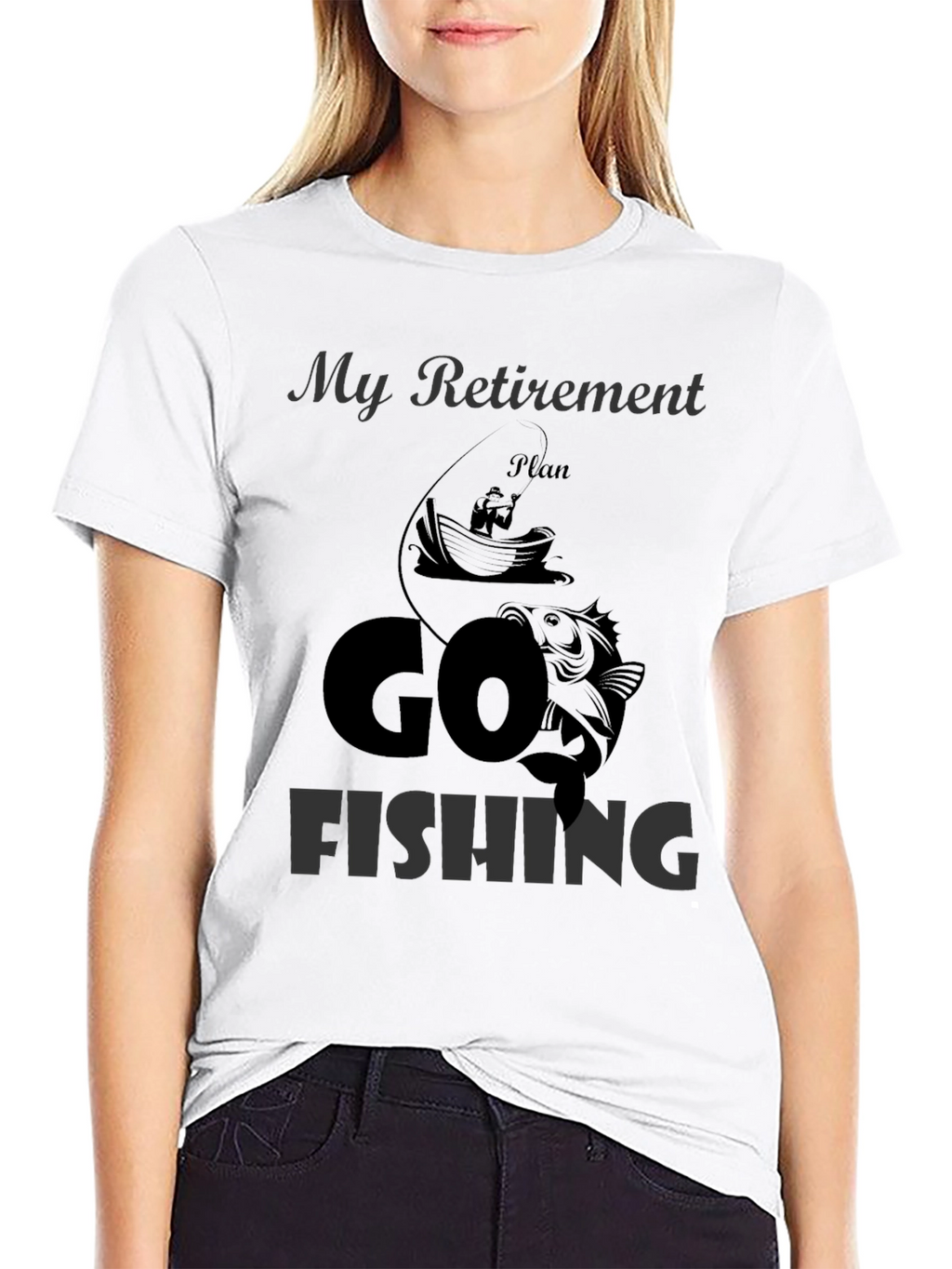 Retirement Plan Fishing T-Shirt