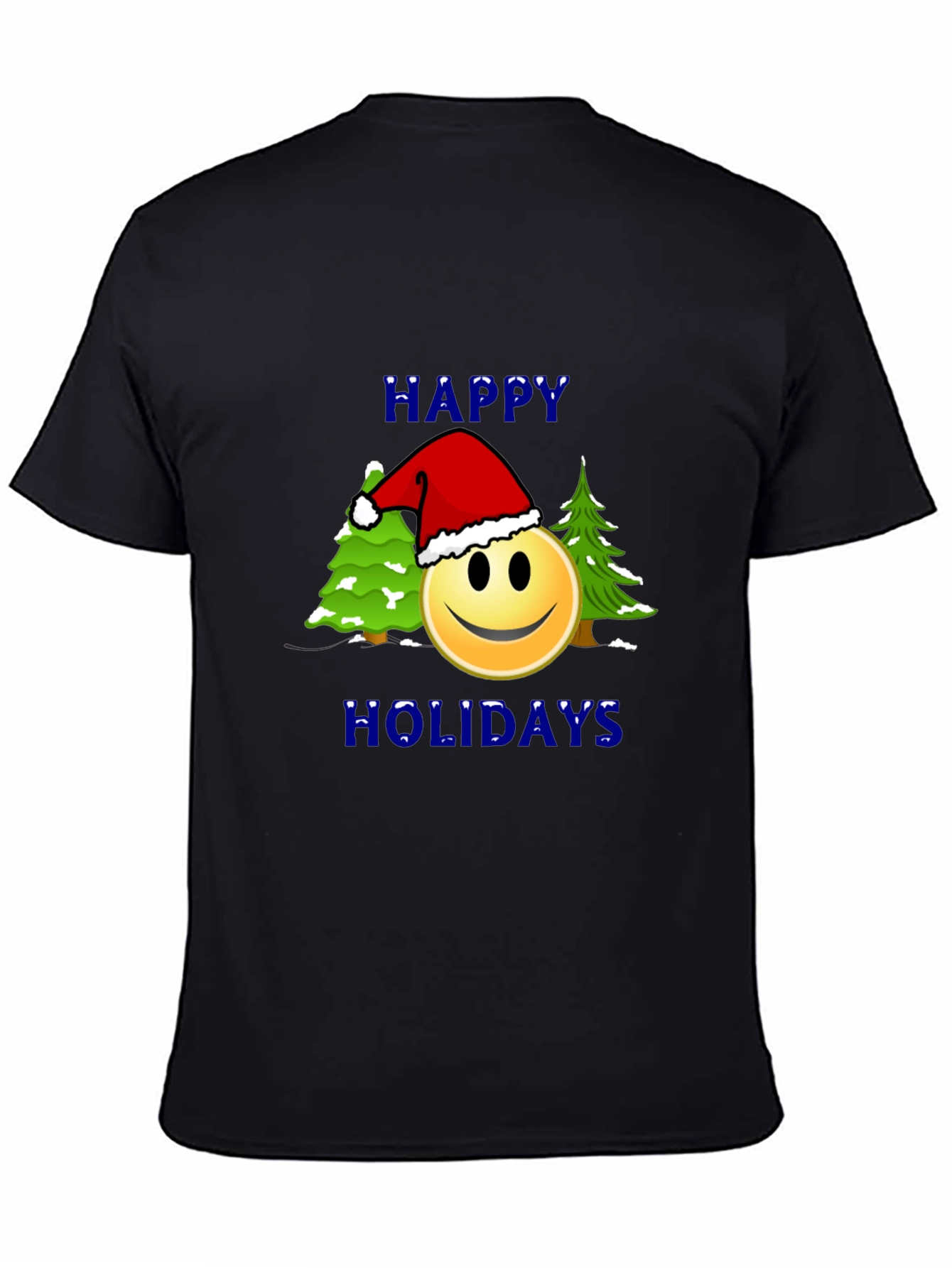 Holiday Smiley T-Shirt - Festive & Fun!
