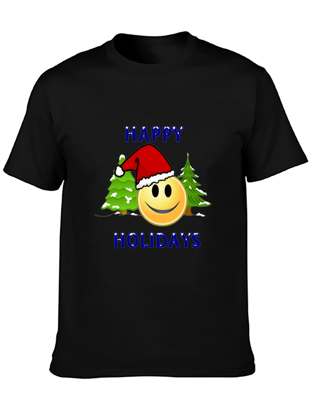 Holiday Smiley T-Shirt - Festive & Fun!