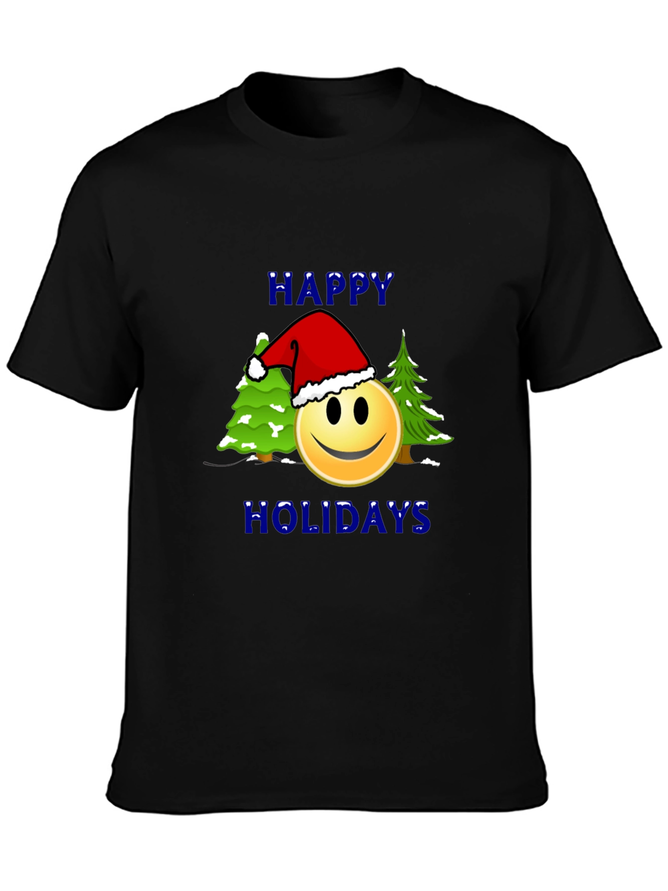 Holiday Smiley T-Shirt - Festive & Fun!