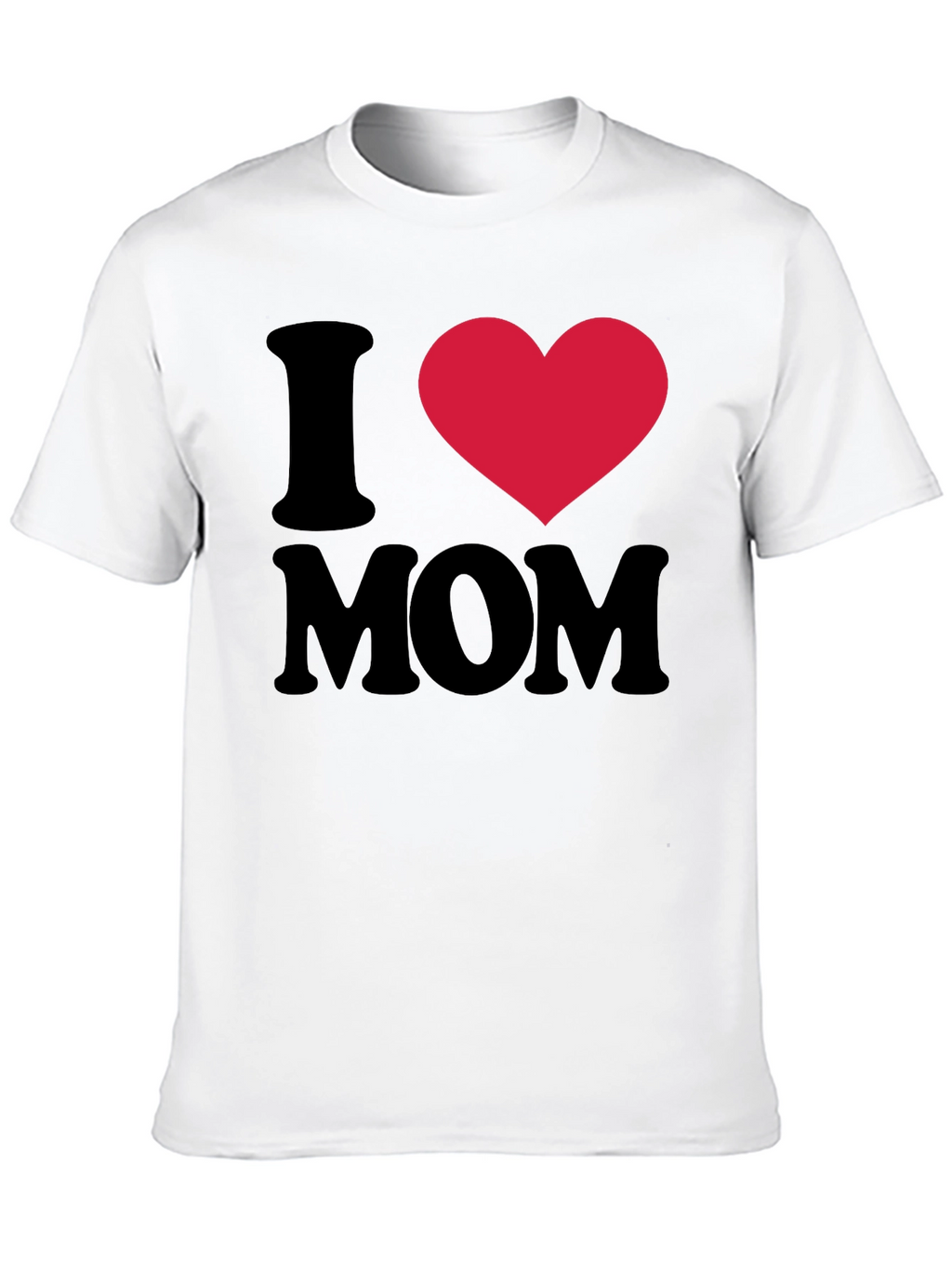 I Heart Mom Black T-Shirt