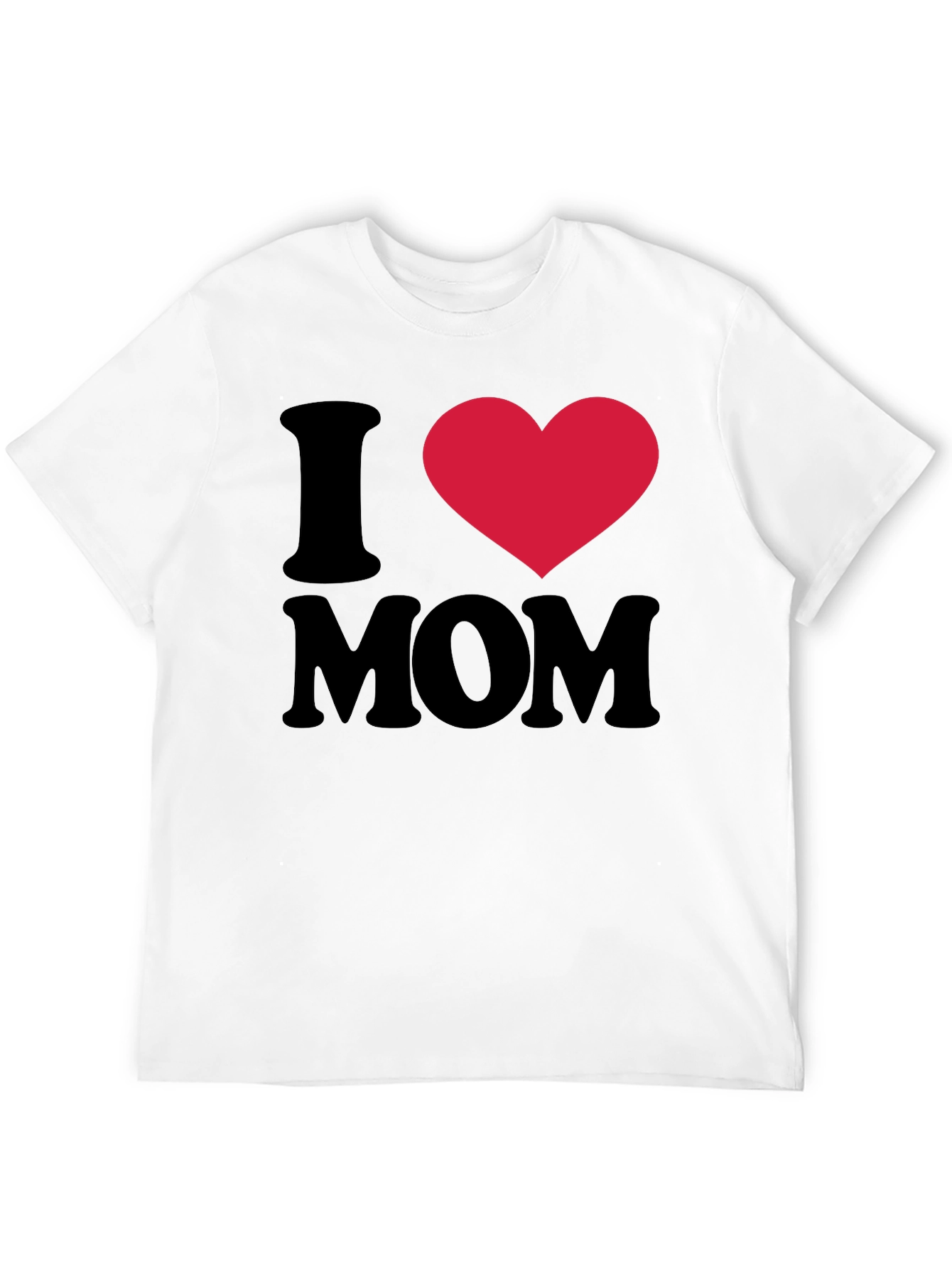 I Heart Mom Black T-Shirt