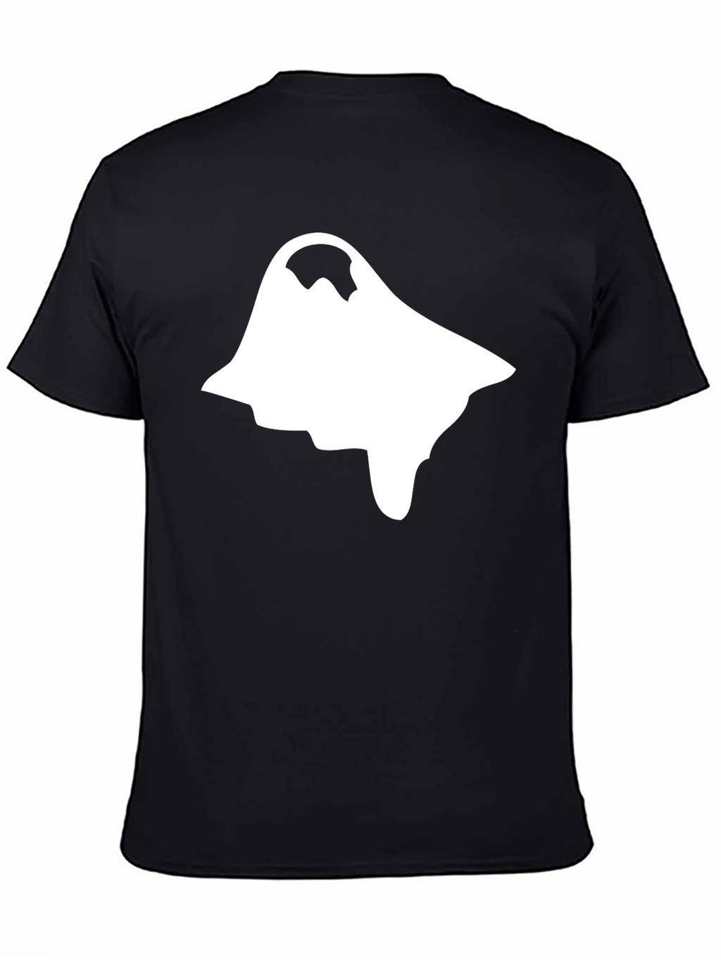 Ghost Graphic Black T-Shirt - Halloween Style