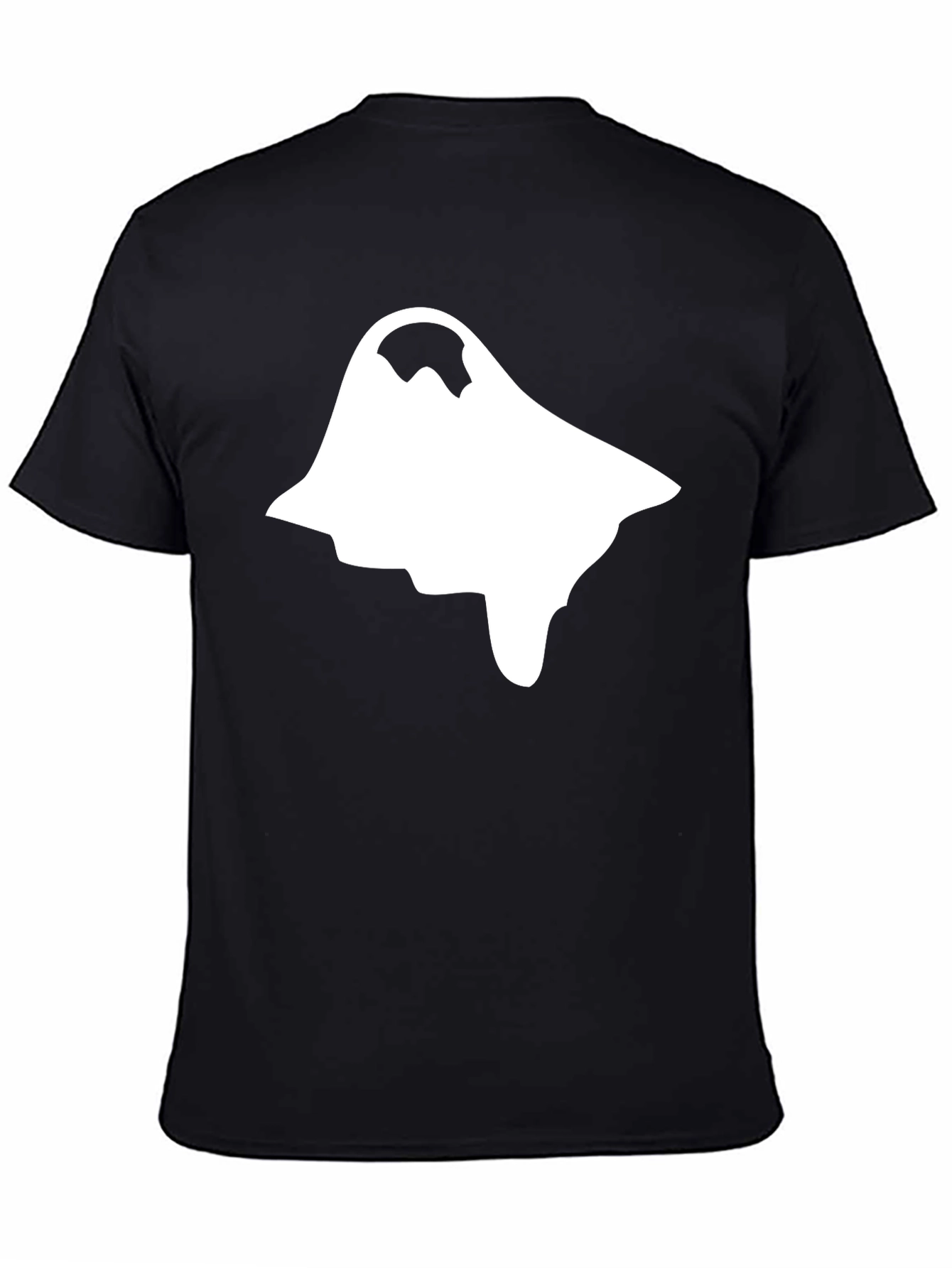 Ghost Graphic Black T-Shirt - Halloween Style