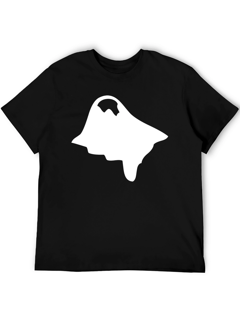 Ghost Graphic Black T-Shirt - Halloween Style