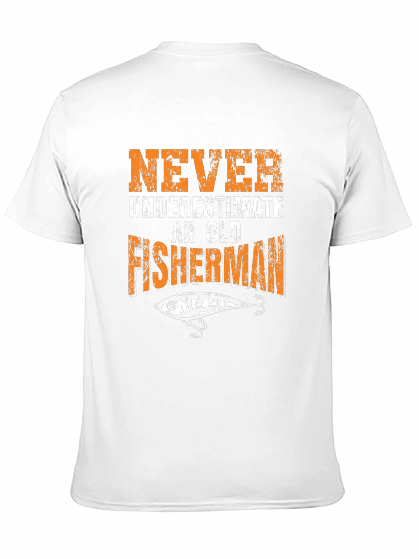 Never Underestimate an Old Fisherman Graphic T-Shirt