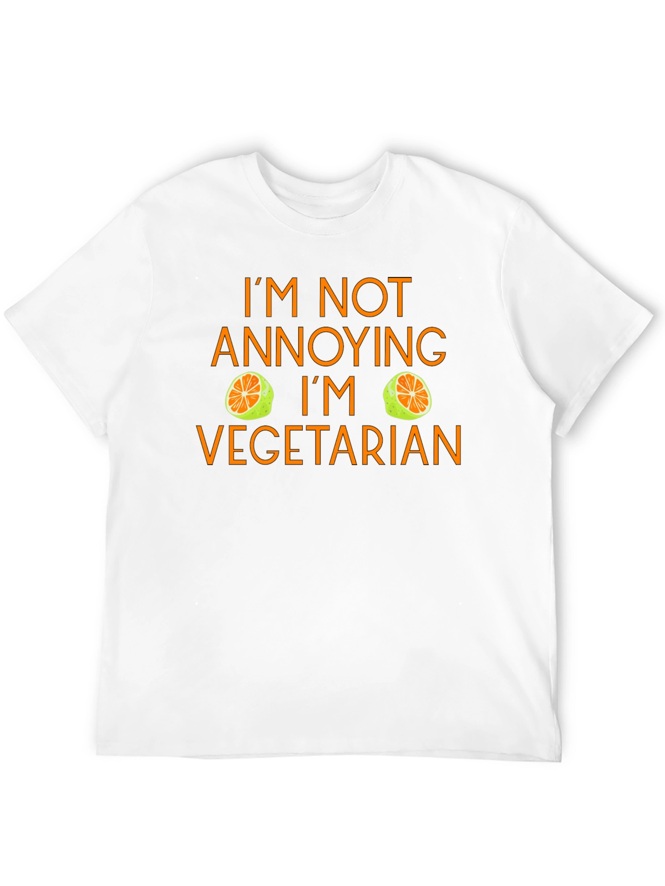 Vegetarian Graphic Tee - Im Not Annoying Funny T-Shirt