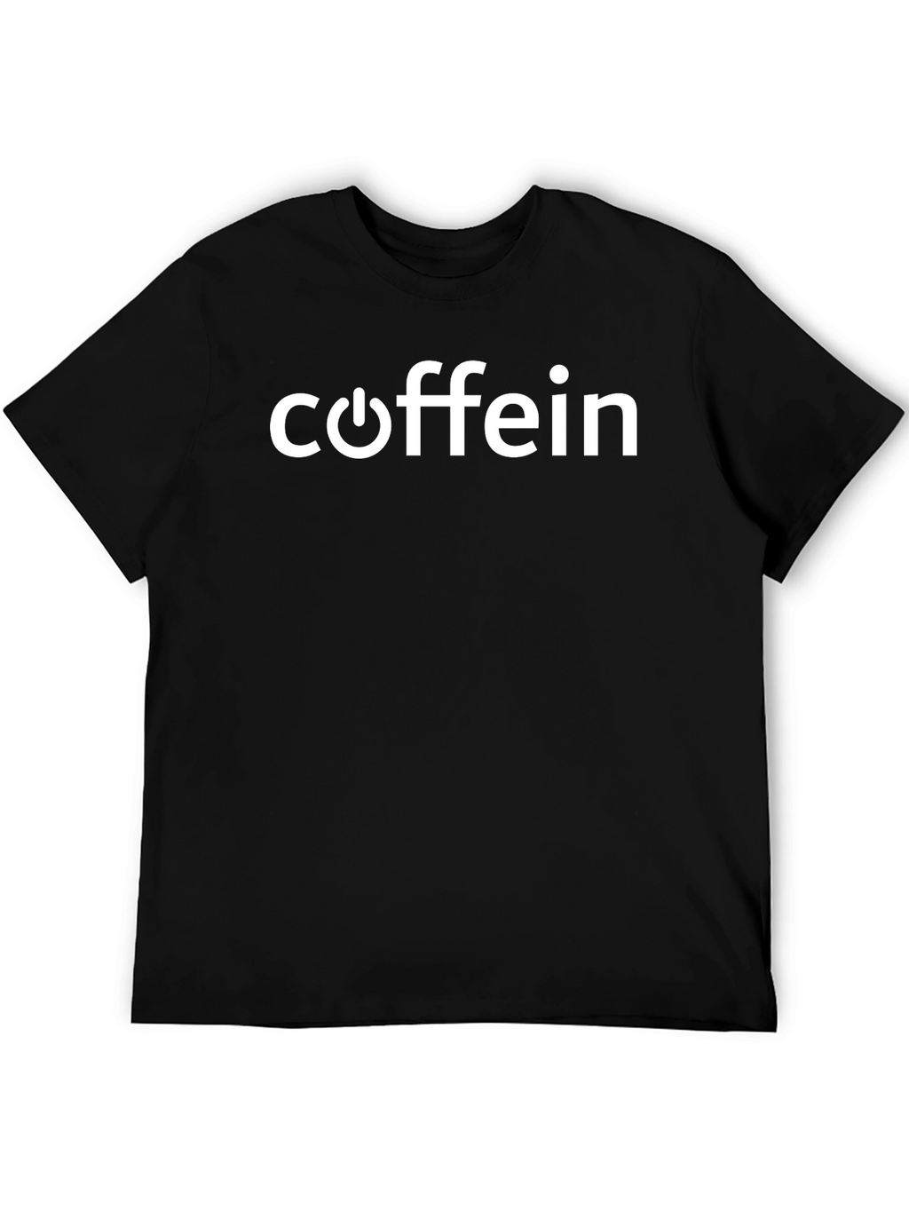 Caffein T-Shirt - Black Cotton Novelty Tee