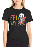 Fri-Yay Skeleton Graphic T-Shirt