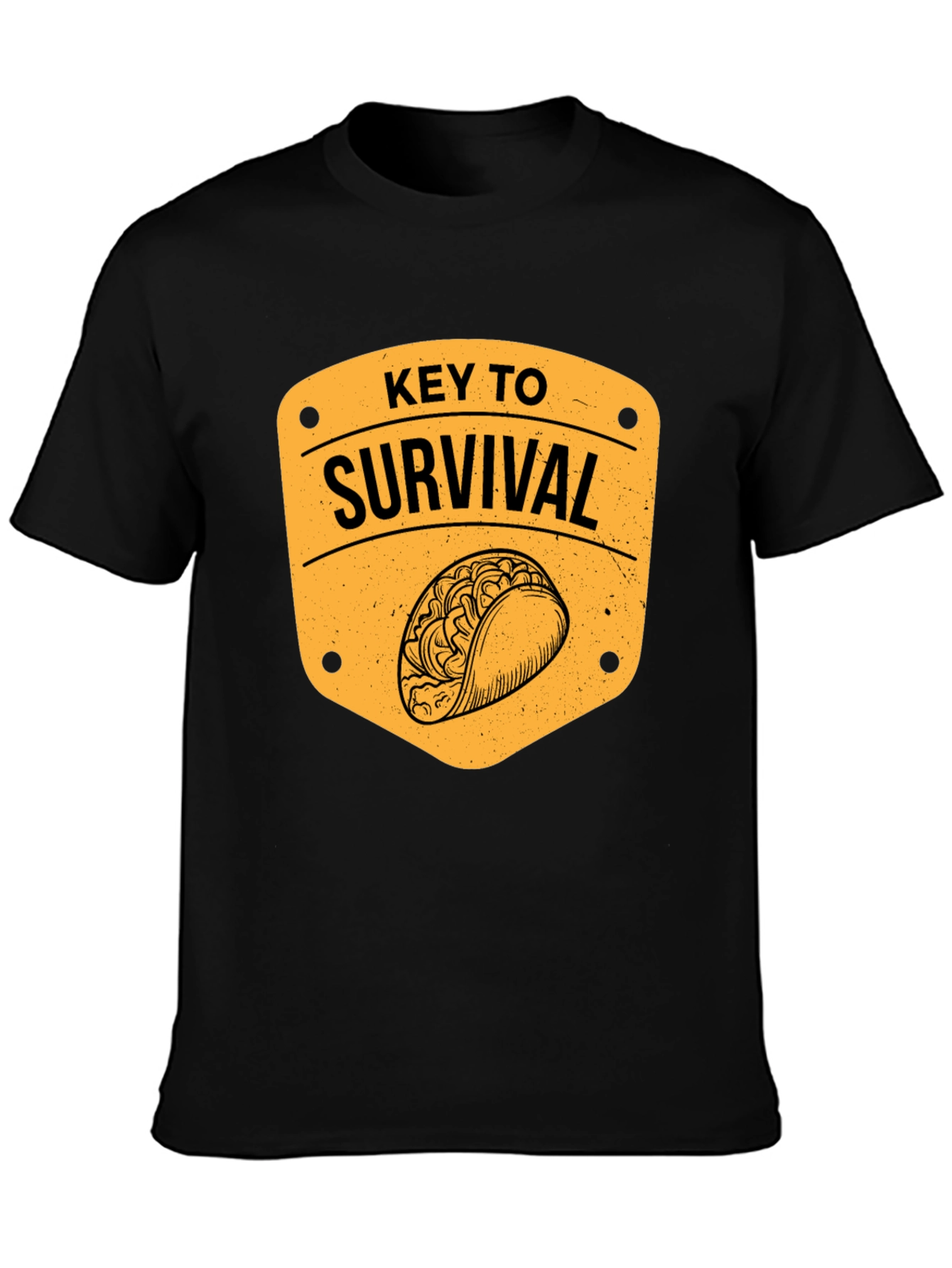 Taco Key to Survival Graphic T-Shirt