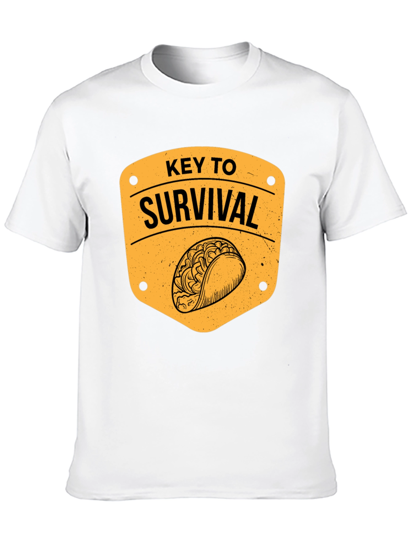 Taco Key to Survival Graphic T-Shirt