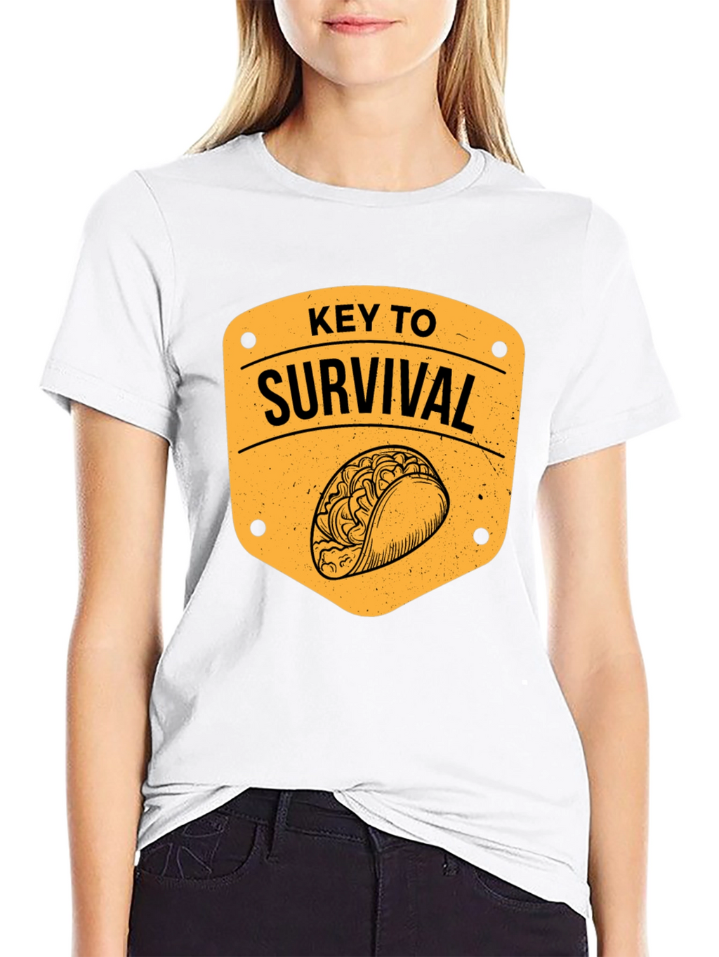 Taco Key to Survival Graphic T-Shirt