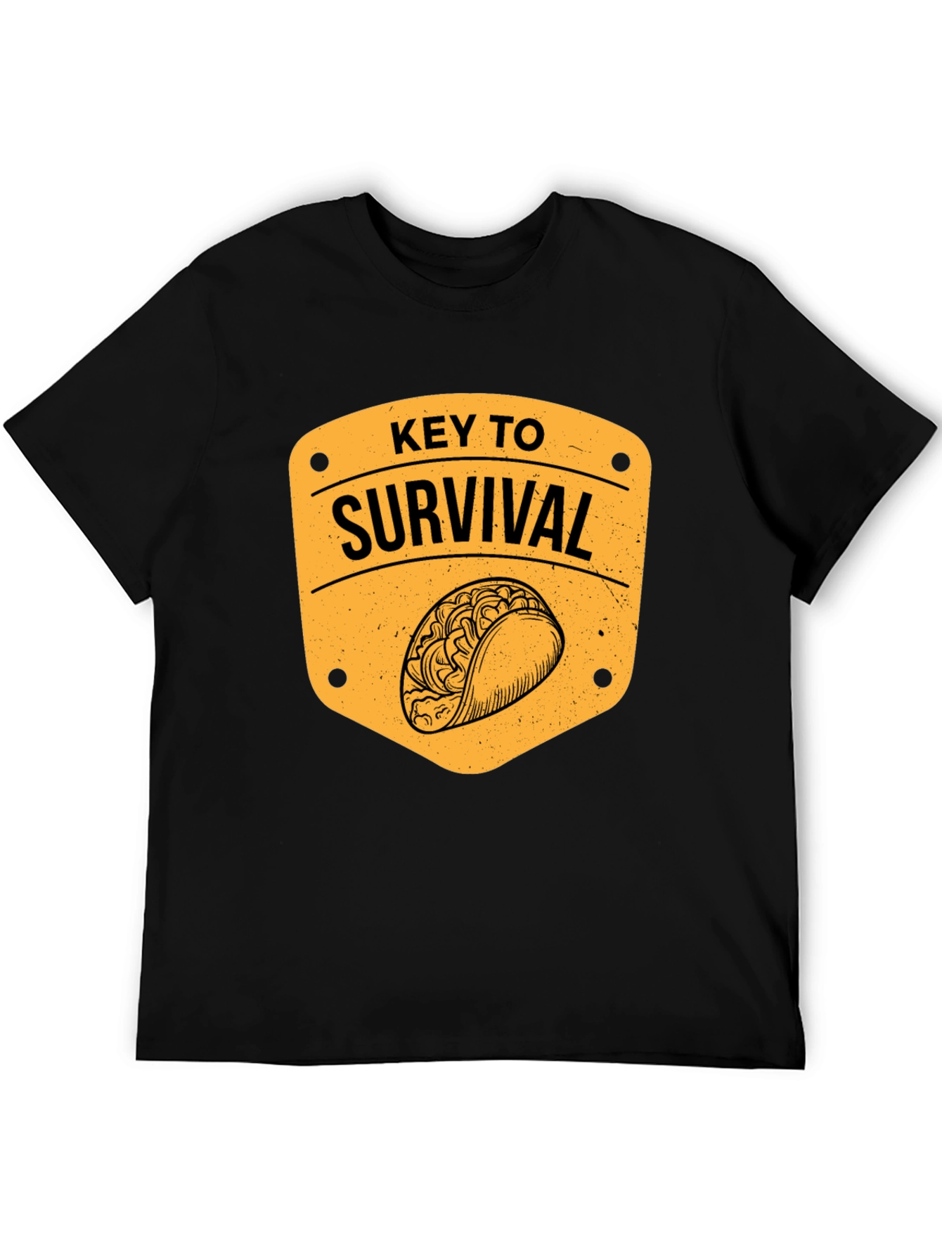 Taco Key to Survival Graphic T-Shirt
