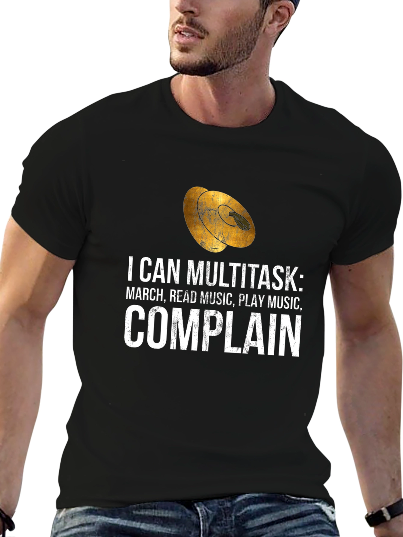 Multitasker Marching Band T-Shirt: Music Read Music Complain