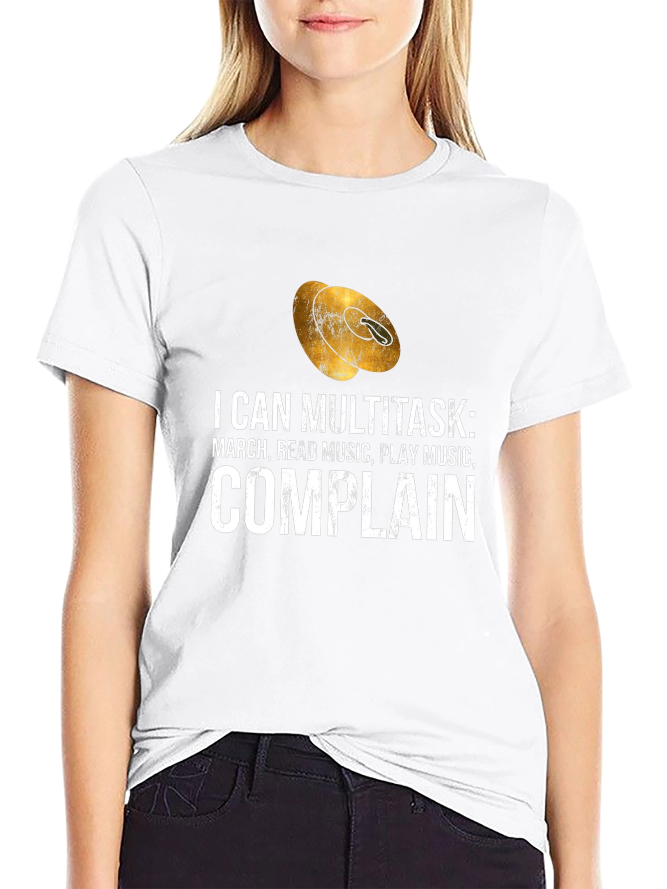 Multitasker Marching Band T-Shirt: Music Read Music Complain
