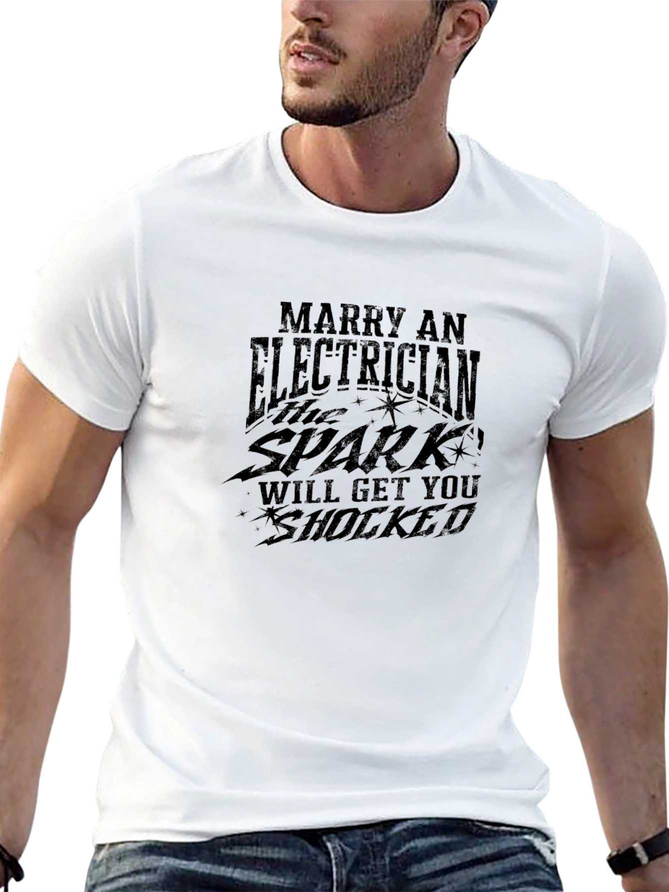 Marry an Electrician Humor T-Shirt