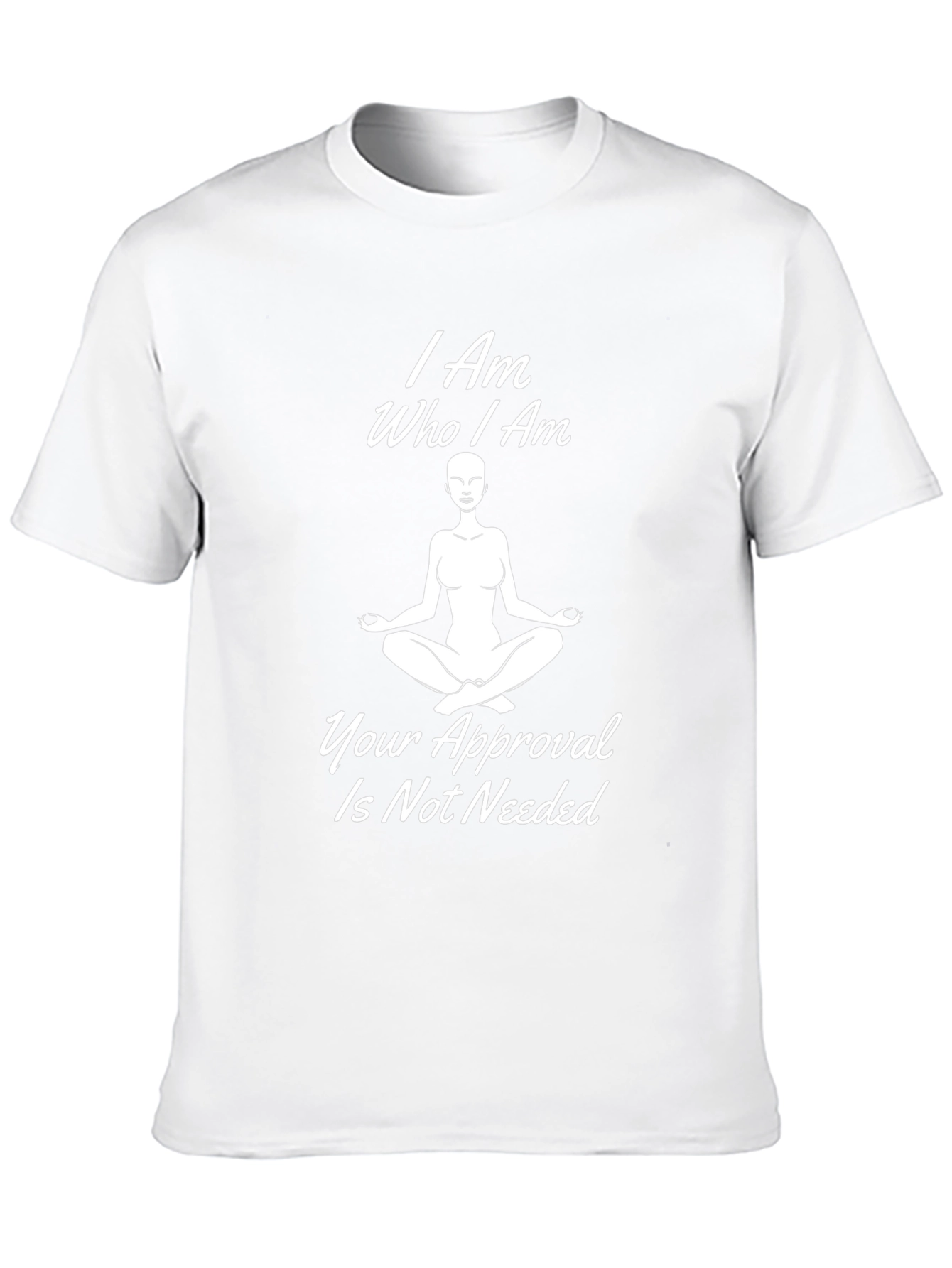 I Am Who I Am Meditation Black T-Shirt