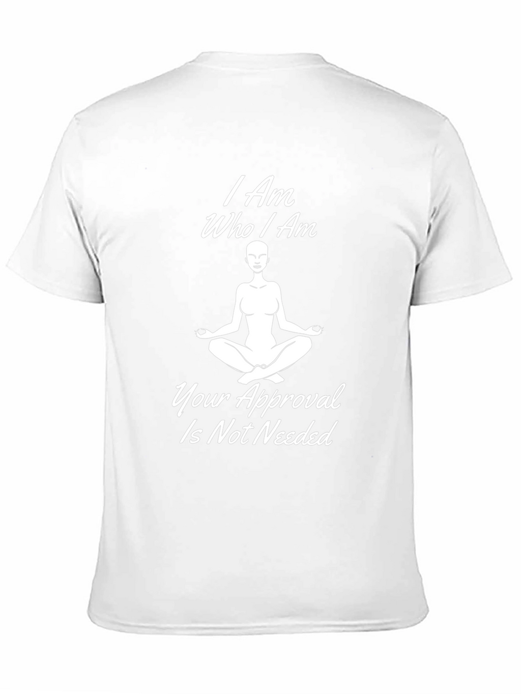 I Am Who I Am Meditation Black T-Shirt