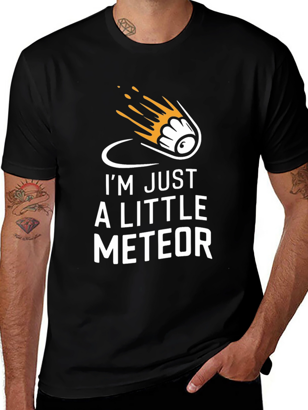 Little Meteor Graphic Tee - Soft Cotton Blend