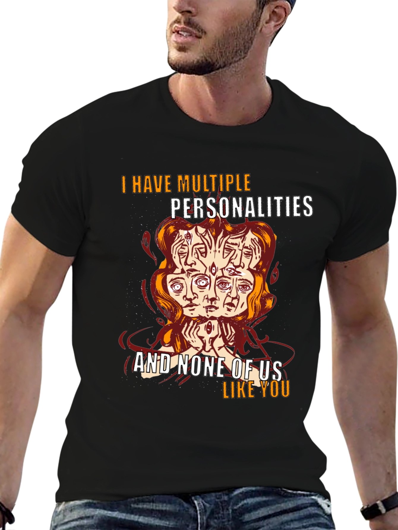 Multiple Personalities Graphic T-Shirt