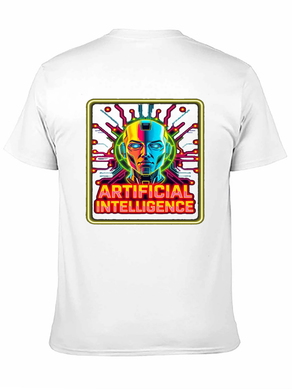 Artificial Intelligence Graphic Tee - Futuristic Robot Design