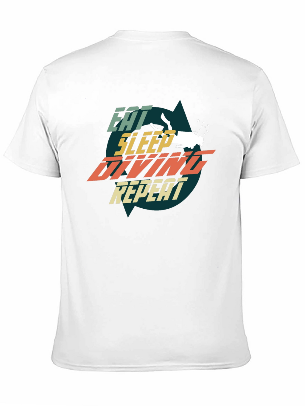 Eat Sleep Diving Repeat T-Shirt - Scuba Dive Gift