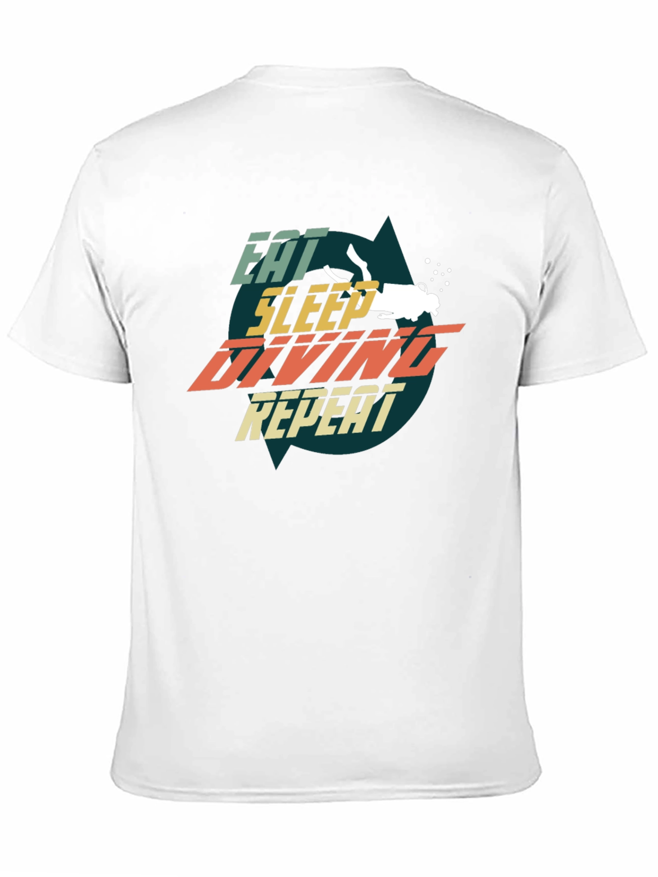 Eat Sleep Diving Repeat T-Shirt - Scuba Dive Gift
